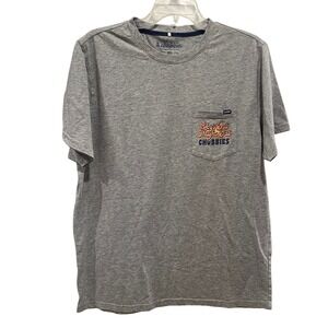 Chubbies Mens Grey T Shirt Sky's Out Thighs Out Graphic Tee Size Large